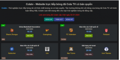 Colatv.biz - Colatv trực tiếp Euro với tốc độ cao, không giật lag